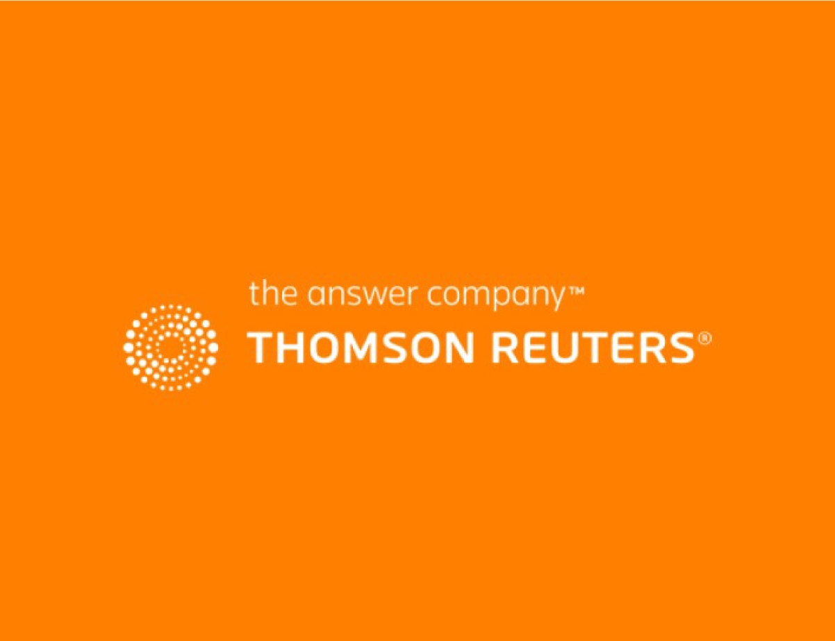 In company answers. Thomson Reuters. Thomson Reuters оранжевый подарок. Thomson Reuters оранжевый пенал.